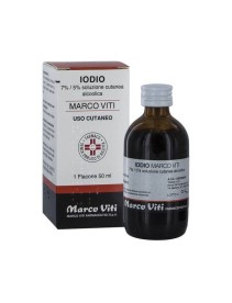 IODIO SOLUZIONE ALCOLICA I (MARCO VITI)*soluz cutanea 50 ml7% + 5%