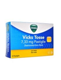 VICKS TOSSE*12 pastiglie 7,33 mg miele