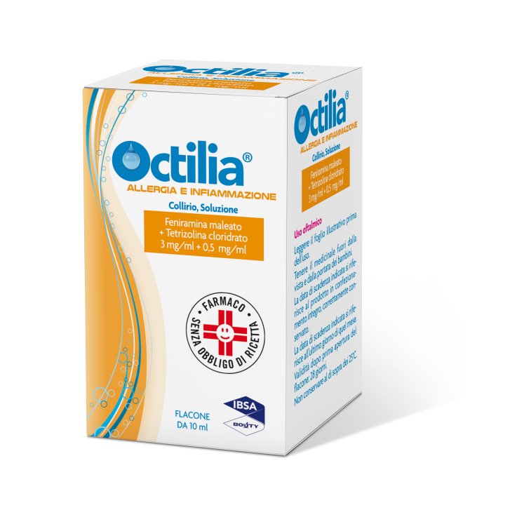 OCTILIA ALLERGIA E INFIAMMAZIONE*1 flacone multidose 10 ml 3mg/ml + 0,5 mg/ml OCTILIA ALLERGIA E INFIAMMAZIONE*1 flacone multidose 10 ml 3mg/ml + 0,5 mg/ml