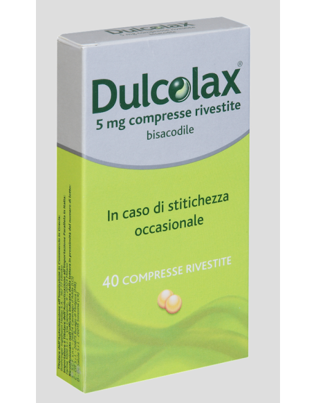 DULCOLAX*40 cpr riv 5 mg