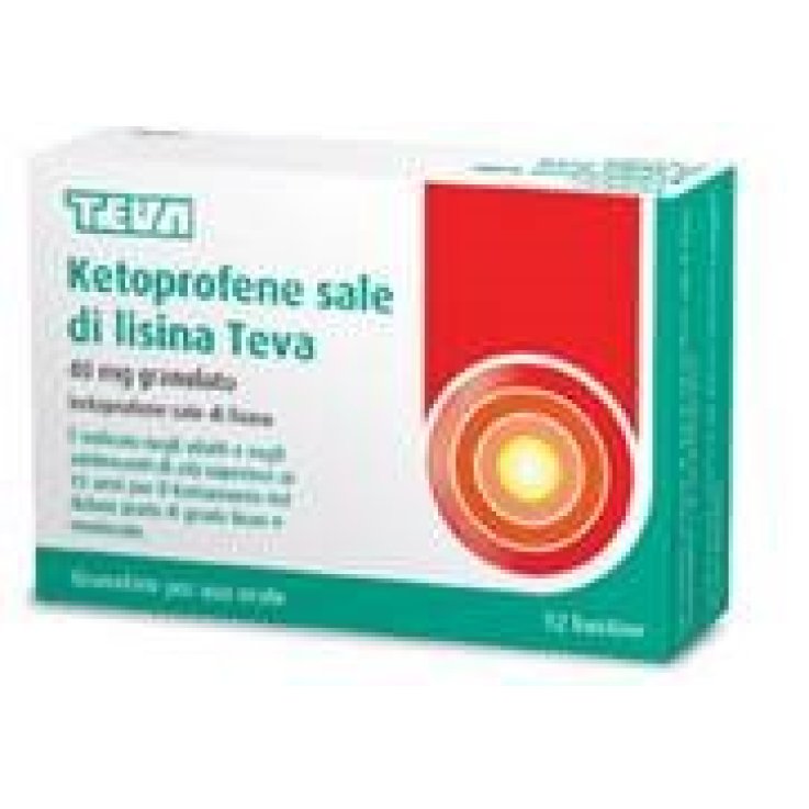 KETOPROFENE SALE DI LISINA (TEVA)*orale grat 12 bust 40 mg KETOPROFENE SALE DI LISINA (TEVA)*orale grat 12 bust 40 mg