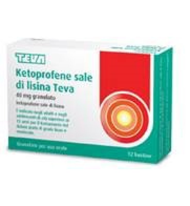 KETOPROFENE SALE DI LISINA (TEVA)*orale grat 12 bust 40 mg