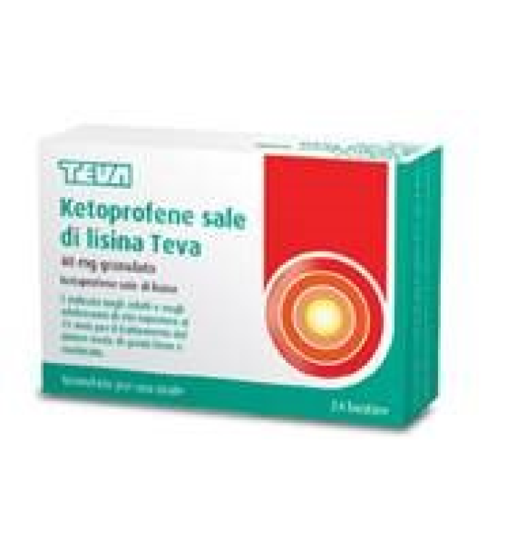 KETOPROFENE SALE DI LISINA (TEVA)*orale grat 24 bust 40 mg