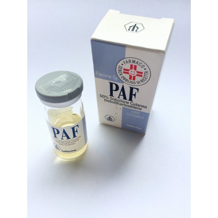 PAF*soluz cutanea 5 g 50% PAF*soluz cutanea 5 g 50%