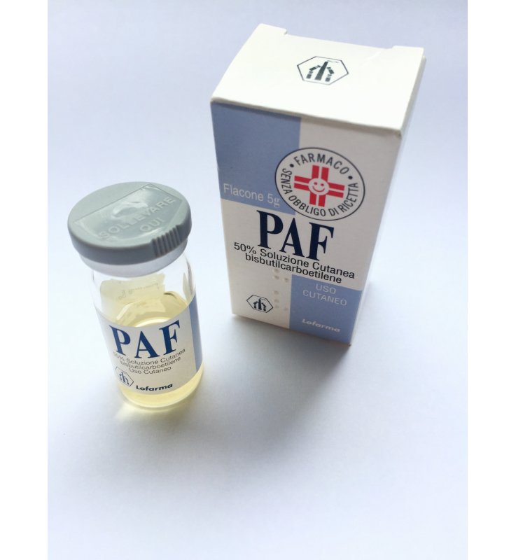 PAF*soluz cutanea 5 g 50%