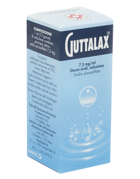 GUTTALAX*orale gtt 15 ml 7,5 mg/ml