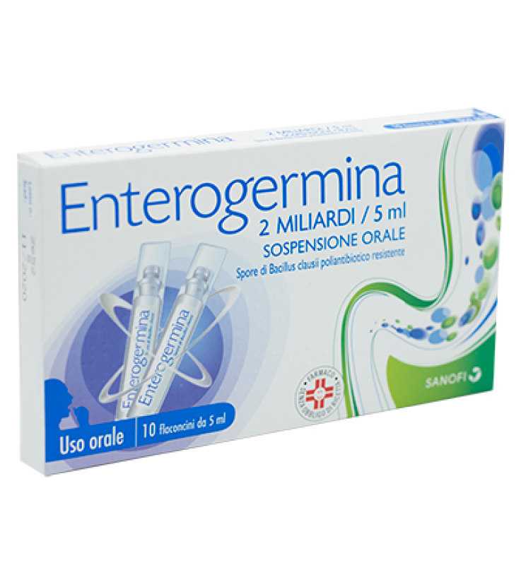 ENTEROGERMINA*os sosp 10 flaconcini 2 mld 5 ml