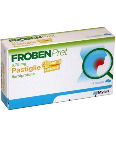 FROBENPRET*16 pastiglie 8,75 mg limone miele