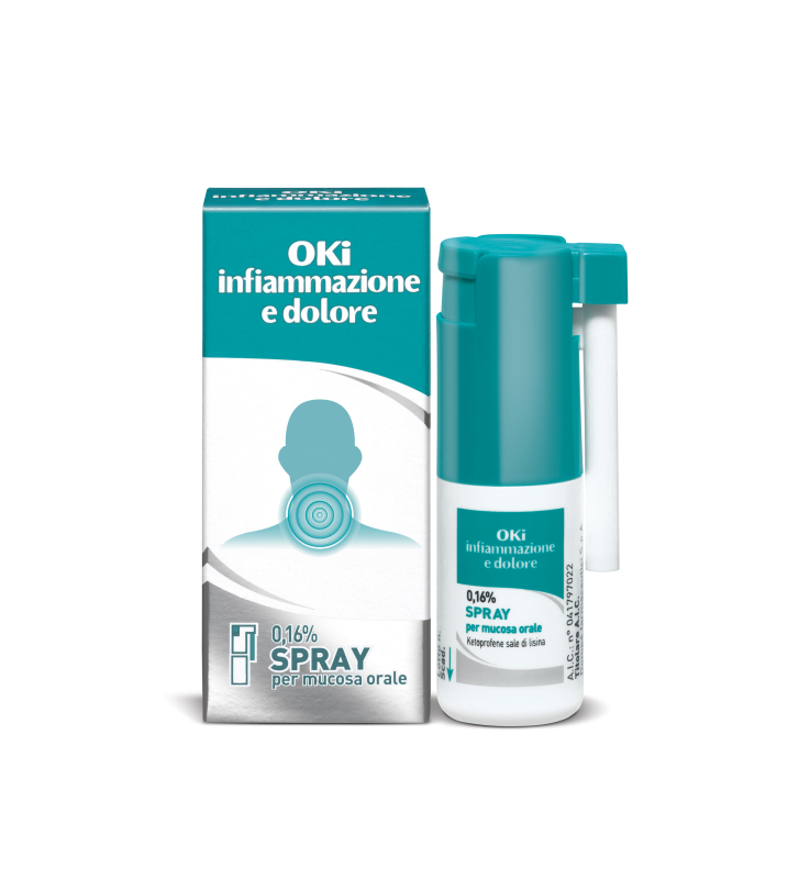 OKI INFIAMMAZIONE E DOLORE*spray mucosa orale 15 ml 0,16%