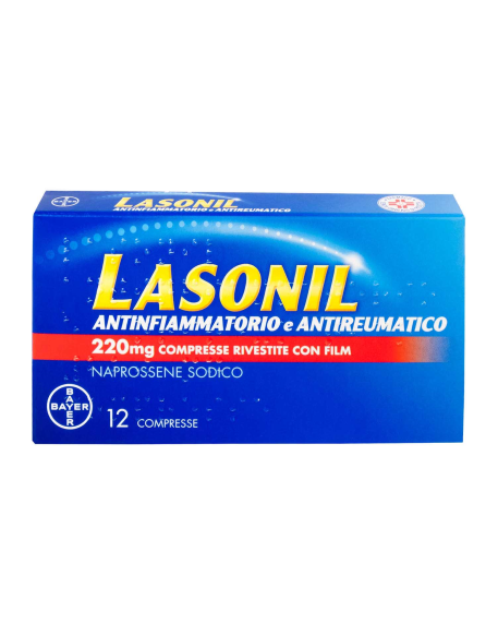 LASONIL ANTINFIAMMATORIO E ANTIREUMATICO*12 cpr riv 220 mg