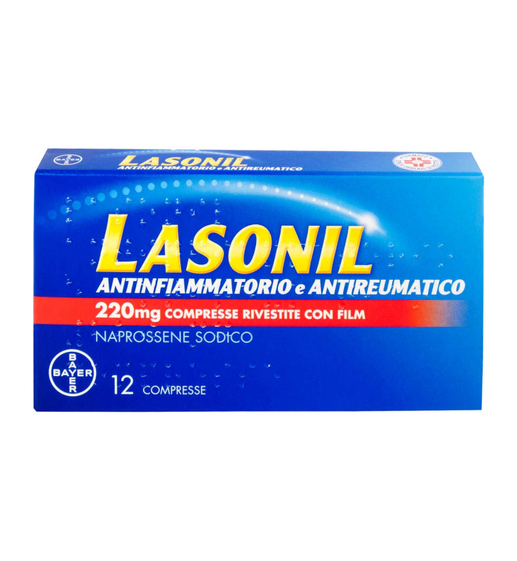 LASONIL ANTINFIAMMATORIO E ANTIREUMATICO*12 cpr riv 220 mg