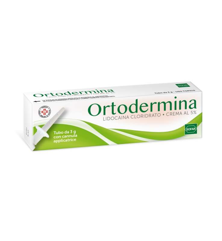 ORTODERMINA*crema derm 3 g 5% ORTODERMINA*crema derm 3 g 5%