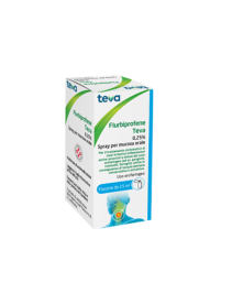 FLURBIPROFENE (TEVA)*spray mucosa orale 15 ml 0,25%