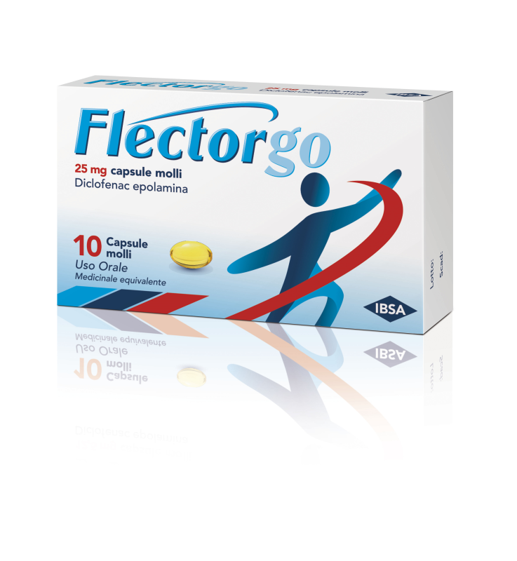 FLECTORGO*10 cps molli 25 mg