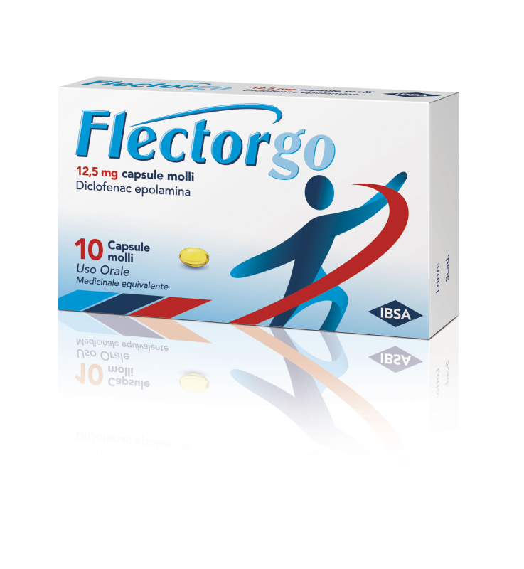 FLECTORGO*10 cps molli 12,5 mg