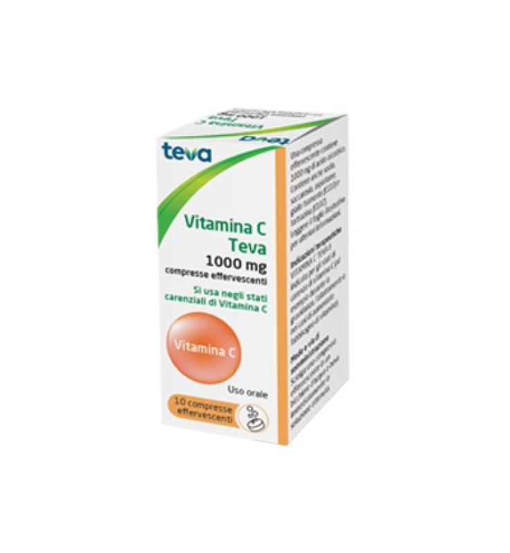 VITAMINA C (TEVA)*10 cpr eff 1 g