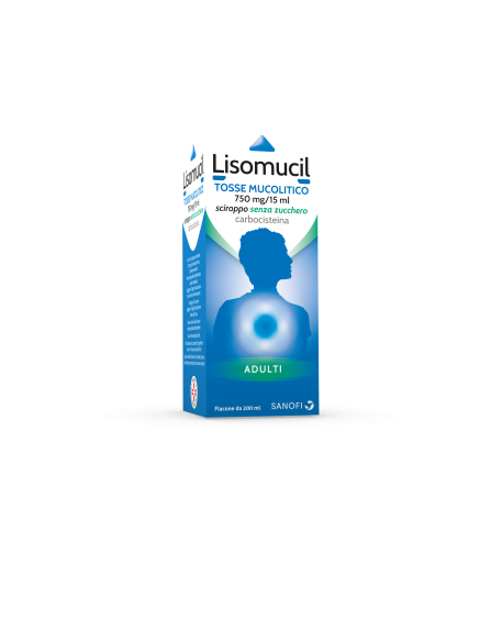 LISOMUCIL TOSSE MUCOLITICO*AD scir 200 ml 5% senza zucchero