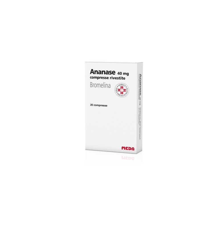 ANANASE*20 cpr riv 40 mg