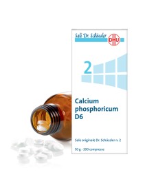 CALCIUM PHOSPHORICUM D6 SALE DR.SCHUSSLER N.2*D6 200 cpr flacone