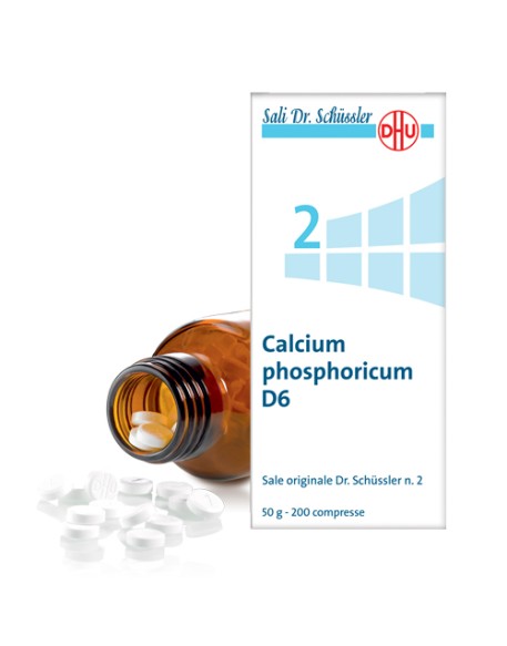 CALCIUM PHOSPHORICUM D6 SALE DR.SCHUSSLER N.2*D6 200 cpr flacone