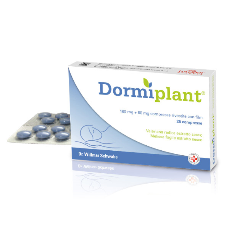DORMIPLANT*25 cpr riv 160 mg + 80 mg