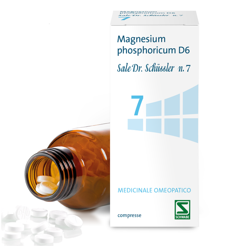 MAGNESIUM PHOSPHORICUM D6 SALE DR.SCHUSSLER N.7*D6 200 cpr flacone MAGNESIUM PHOSPHORICUM D6 SALE DR.SCHUSSLER N.7*D6 200 cpr flacone