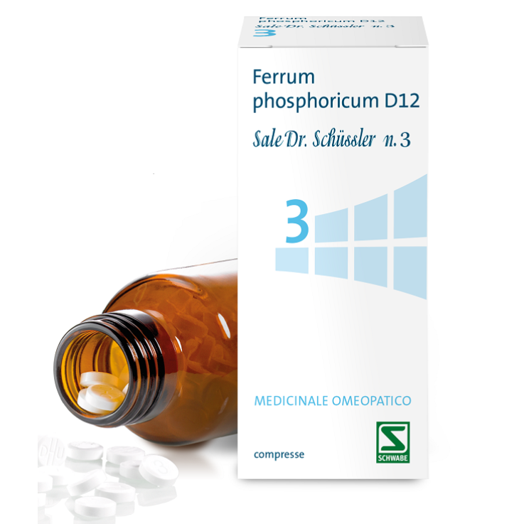 FERRUM PHOSPHORICUM D12 SALE DR.SCHUSSLER N.3*D12 200 cpr flacone FERRUM PHOSPHORICUM D12 SALE DR.SCHUSSLER N.3*D12 200 cpr flacone