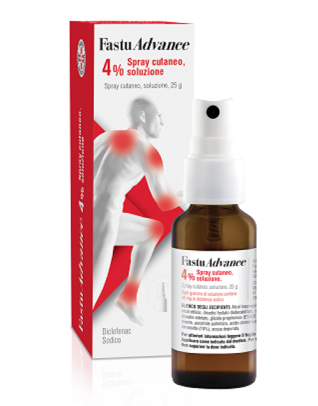 FASTUADVANCE*soluzione cutanea spray 1 flacone 25 g 4%