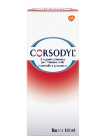 CORSODYL*collut 150 ml 200 mg/100 ml