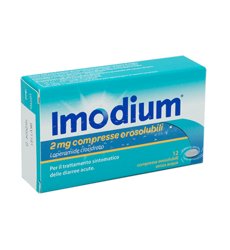 IMODIUM*12 cpr orosol 2 mg