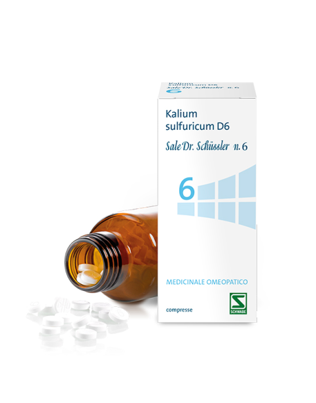 KALIUM SULFURICUM D6 SALE DR.SCHUSSLER N.6*D6 200 cpr flacone