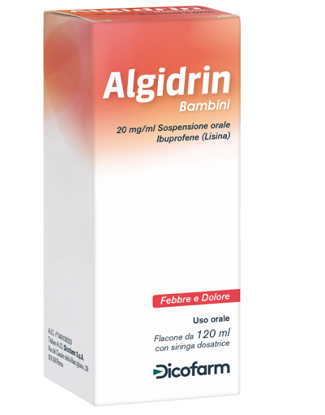 ALGIDRIN*BB orale sosp 120 ml 20 mg/ml + siringa 5 ml