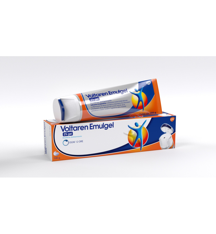 VOLTAREN EMULGEL*gel derm 100 g 2% additivo antibloccaggio masterbatch