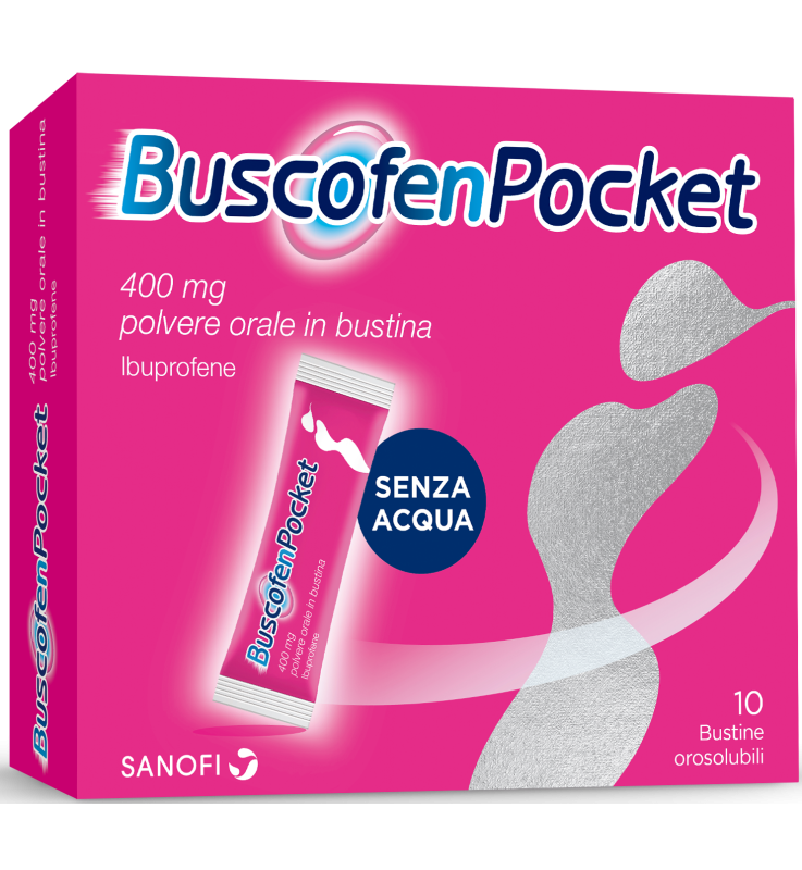 BUSCOFENPOCKET*orale polv 10 bust 400 mg
