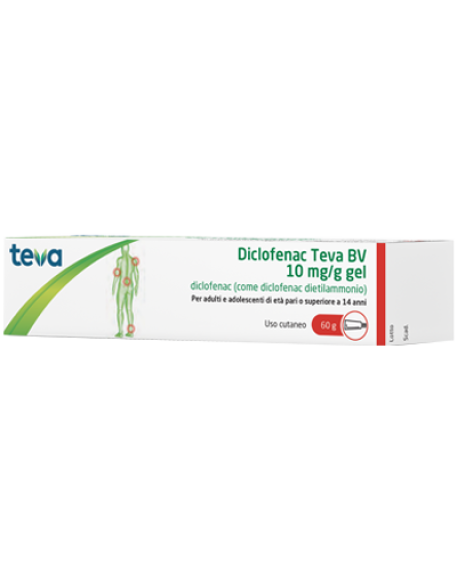 DICLOFENAC (TEVA B.V.)*gel derm 60 g 10 mg/g