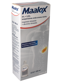 MAALOX*orale sosp 250 ml 4% + 3,5% aroma menta