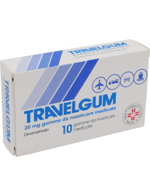 TRAVELGUM*10 gomme mast 20 mg