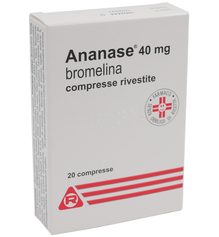 ANANASE*20 cpr riv 40 mg