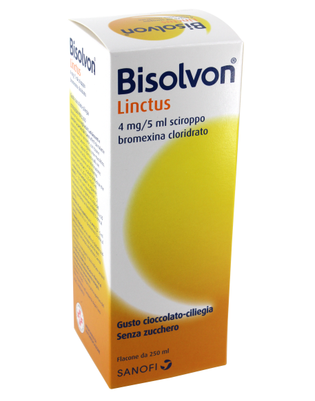 BISOLVON*sciroppo flacone 250 ml 4 mg/5 ml cioccolato ciliegia