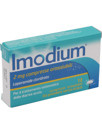 IMODIUM*12 cpr orosolub 2 mg
