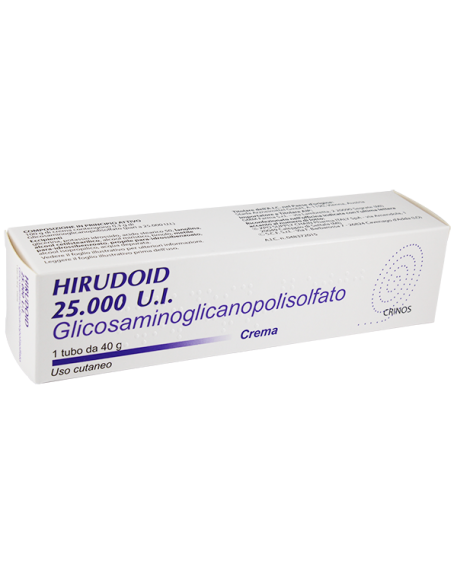 HIRUDOID*crema derm 40 g 0,3% 25.000 Unita' Internazionali