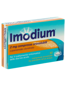 IMODIUM*12 cpr orosolubili 2 mg