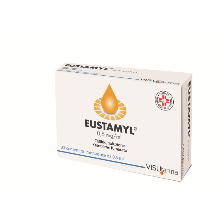 EUSTAMYL*25 flaconcini monod 0,5 ml 0,05% collirio EUSTAMYL*25 flaconcini monod 0,5 ml 0,05% collirio
