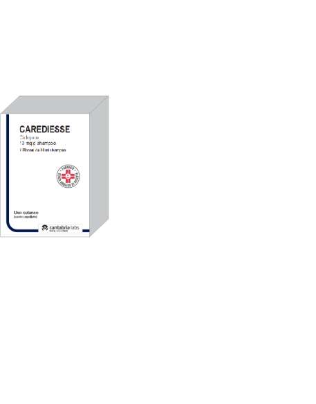 CAREDIESSE*shampoo 2 flaconi 60 ml 10 mg/g