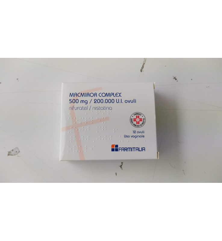 MACMIROR COMPLEX*12 ovuli vag 500 mg + 200.000 Unita' Internazionali