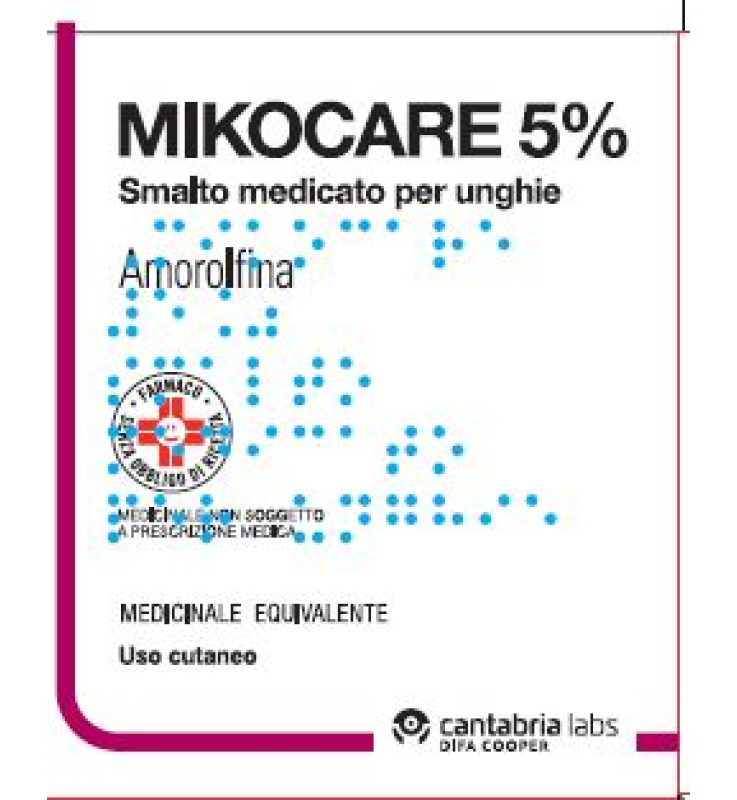 MIKOCARE*smalto medicato per unghie 1 flacone 2,5 ml 5%
