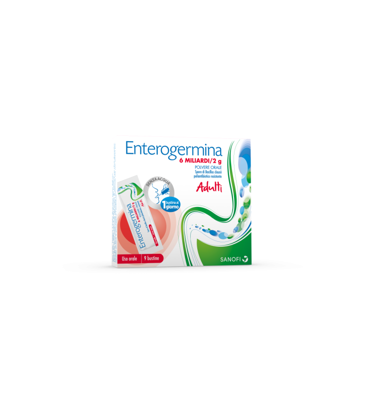 ENTEROGERMINA*orale sosp 9 bust 6 mld/2 g