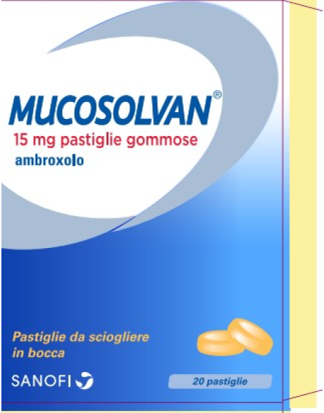 MUCOSOLVAN*20 pastiglie gommose 15 mg