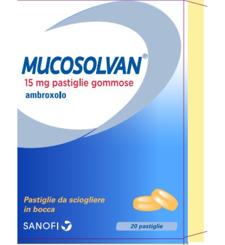 MUCOSOLVAN*20 pastiglie gommose 15 mg