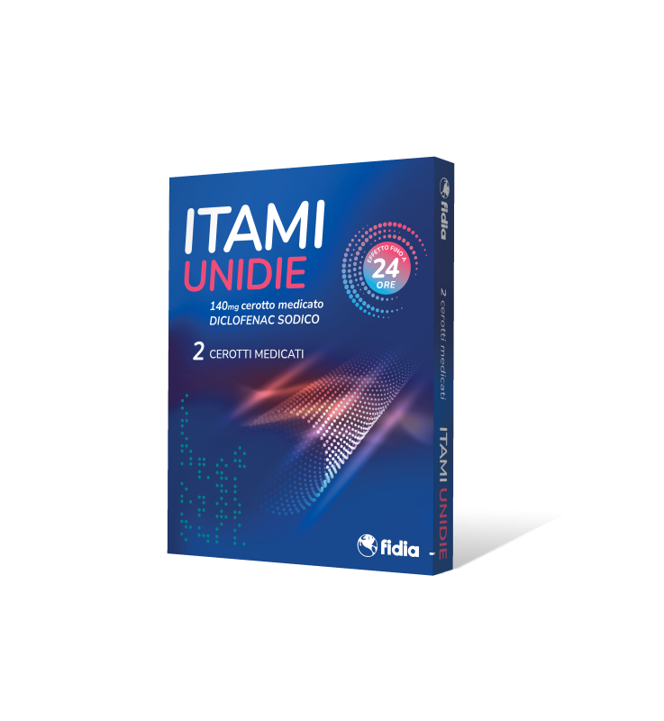 ITAMI UNIDIE*2 cerotti medicati 140 mg